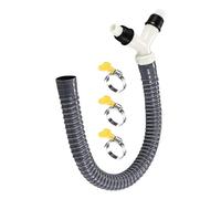 Triple Hose Connector Válvula, 3 vías Split Adapter, 7,87 pulgadas System, Strong Plumbing Fitting, Minimal Utility Design Style for Technician Installation Use Use