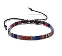 TRIPLE K&S Pulsera Mujer y Hombre - Pulsera Plata Mujer Hecha a Mano, Resistente al Agua, Pulseras Mujer Bohemias, Estilo Hippie, Joya de Playa, Pulsera Tobillera y de Verano regalo mujer cumpleaños