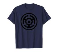 Triple Luna Rueda de Hécate Wicca Brujería Neopaganismo Camiseta