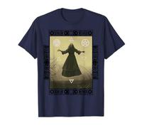 Triple Luna Símbolos Wicca 4 Elementos Bruja Neopaganismo Camiseta