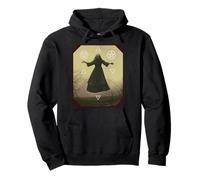 Triple Luna Símbolos Wicca 4 Elementos Neopaganismo Brujas Sudadera con Capucha