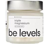 Triple Magnesio Complex Bisglicinato + Malato + Taurato + Vitamina B6 60 Cápsulas Fórmula Avanzada de Alta Absorción con Tres Tipos de Magnesio y Vitamina B6 | be levels