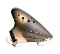 Triple Ocarina 12 Agujeros Ocarinas Cerámicas Instrumentos Musicales Profesionales Ofertas Accesorios (Color : 2)