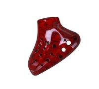 Triple Ocarina Alto Tono C Ocarina Instruments Instrumentos Musicales Profesionales Ofertas Accesorios Ocarinas (Color : Crimson)