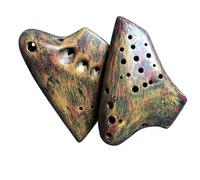 Triple Ocarina Pottery Alto Tone C Ocarina Of Time Accesorios Para Instrumentos Musicales Profesionales Ocarinas (Color : 2)