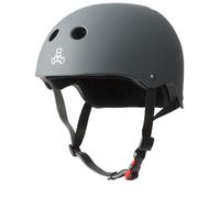 Triple ocho el casco de SweatSaver certificado para el skate BMX y el patinaje de rodillo de goma de carbono grande/X-Large