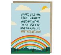 Triple-rainbow Bonus Mother's Day Card (Em & Friends Greeting Cards)