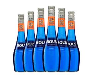 Triple Seco Bols Curaçao Blue 70 aja de 6 Botellas de 70 cl)
