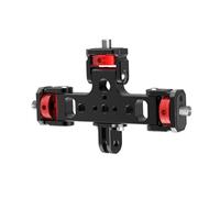 Triple soporte para teléfono tripod adaptador 360 grados cabeza transmisión en vivo herramienta para cámara micrófono ligero soporte para cámara de teléfono para transmisión en vivo