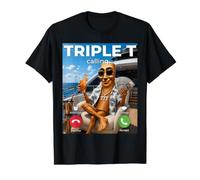Triple T Sahur Estilo de Vida de Lujo Yate Privado Dinero Flexing Camiseta gráfica económica