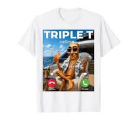 Triple T Sahur Estilo de Vida de Lujo Yate Privado Dinero Flexing Camiseta gráfica económica