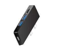 Triple USB C Hubs Display Estaciones de acoplamiento para Pro8/9/X con USB C y ranura para tarjeta 4K