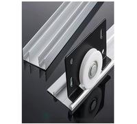 TripleRailSlidingDoorTrackKitfor Wardrobe & CabinetGlass DoorsSmoothDurable & EasyInstallationPerfect for HomeRenovation&SpaceSingSolutions