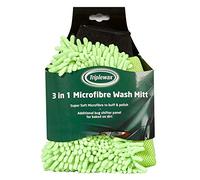 Triplewax Guante de Lavado de Coches de Microfibra 3 en 1