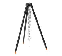 Tripod Grill - Alloy Aluminum Fold 80x123.5 cm Camp Frame Heat Firm, Stable Cook, Compact 55x7.2 cm Store Form | Fire Camp Cooking Stand for Outdoor Meal Terrain SceneAir
