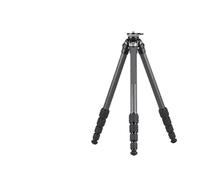 Tripod Stand, Trípode de Fibra de Carbono de 5 Secciones LS-365CEX con Cabezal de Media Bola de nivelación rápida y Soporte Integrado(LS-255CEX)