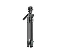 Tripod Stand, Trípode de Viaje for vídeo JJ06 GlideGo de 5KG de Carga, Compatible con cámara Canon Nikon Sony DSLR Vertical Horizontal con liberación rápida Uka