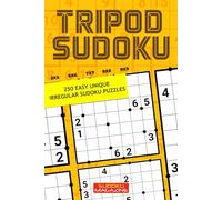 Tripod Sudoku: 250 Easy Unique Irregular Sudoku Puzzles