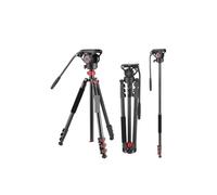 Tripod, Trípode monopié de vídeo con Cabeza fluida de 72 ", Placa QR de aleación de Aluminio Compatible con dji RS Gimbal Manfrotto for cámara DSLR,for Parts