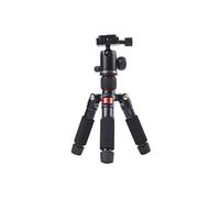 Tripod, Trípode portátil Ligero for Viajes, de sobremesa, for vídeo, minitrípode con rótula de 360 Grados for cámaras DSLR y SLR.,for Parts(Red-1)