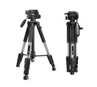 Tripod, Trípode Profesional con Cabezal esférico y Placa de liberación rápida, Compatible con cámaras Sony, Nikon, Canon, DSLR y Smartphones.,for Parts(Dark Gray)