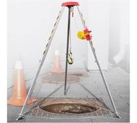 Trípode ajustable con soporte para exploración y elevación de cabeza de pozo, portátil, perfecto para aventuras al aire libre y uso profesional