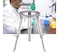Trípode ajustable para experimentos de química, ideal para uso escolar en laboratorio