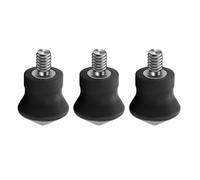 Trípode antideslizante de 1/4 pulgadas con tornillo monopié de goma para cámara, adaptador de trípode, accesorios de fotografía, niveladores de mesa ajustables, 3 unidades