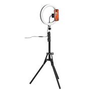 Trípode Celly CLICKGHOSTUSB Aro de Luz Regulable 190cm Imán Magnético USB 1,14kg Negro