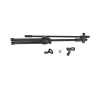 Trípode con soporte para micrófono antideslizante de altura ajustable con clip Universal para teléfono para transmisión en vivo, conciertos y discursos