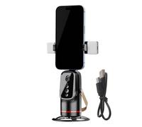 Trípode Con Soporte Para Teléfono AI: ABS De 9,6 X 18 X 8 Cm, Portátil, Recargable, Rotación De 360 grados, Seguimiento Facial, Estable, Versátil | Soporte Para Smartphone Para Creadores De Contenid