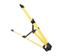 Trípode de Acero Ajustable 1, 2m Soporte Fuerte | Uso Profesional en Mediciones, una Pieza, Color Amarillo, Estructura de Acero y Nylon