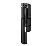 Trípode de aleación negra Bluetooth para selfie inalámbrico giratorio 360° para teléfono móvil accesorio
