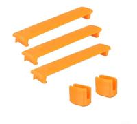 Trípode de altura ajustable para drones DJI Lito 1 X1 que mejora el posicionamiento de la cámara sin alterar la huella original (naranja)