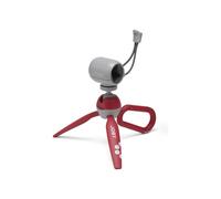 Trípode de bolsillo - JOBY - HANDYPOD CLIP - Rojo - Cabeza giratoria 360 - Patas flexibles