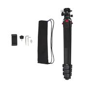 Trípode de Cámara Ajustable en Altura hasta 1335 mm con Monopié Desmontable, Cabezal Esférico 360° y Placa Rápida - Soporta 8 kg, Ideal para Viajes y Grabación en Movimiento