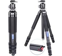 Trípode de cámara compacta de fibra de carbono ARTCISE NS85C con cabeza de bola de 44 mm, columna central de forma especial, fibra de carbono de 10 capas, tubo de pierna de 32 mm, carga máxima 25kg
