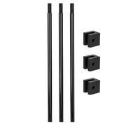 Trípode de cocina para hoguera, soporte para parrilla portátil, de aluminio ajustable, estructura plegable desmontable diseñado para un montaje compacto de viaje ollas robustas para el Fu