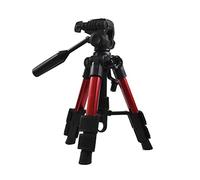 Trípode de escritorio compacto para proyector, trípode portátil para selfie, fácil de viajar y transportar, adecuado para oficina o cine en casa (color: rojo)