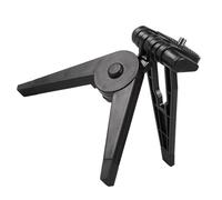 Trípode de escritorio con cabeza reversible de 180°, soporte portátil ligero para dispositivos móviles DSLR Ameras, soporte de trípode plegable para teléfono