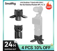 Trípode de escritorio pequeño SmallRig Pocket 4 / 4P con liberación rápida y USB-C para DJI Osmo Pocket 4P / 4 / 3, carga de 300g, trípode de aleación 6361 Tripod 6361