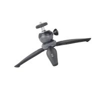 Trípode de escritorio portátil, patas flexibles, ajustable y estable, capacidad de carga de 2,5 kg, cabeza de bola lisa, soporte para cámara, soporte portátil para cámara