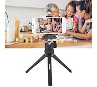 Trípode de Escritorio, Trípode para Cámara con Gradiente y Llave Allen Trípode para Teléfono con Ajuste Plegable de Aleación de Aluminio para Teléfono Móvil, Cámara sin Espejo,