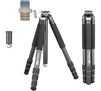 Trípode de Fibra de Carbono INNOREL GT324C Trípode portátil Compacto Profesional para cámara Digital DSLR con Columna Central de Forma Especial Tubo de 32 mm / 1,25 pulg. Carga máxima 55 LB / 25 kg