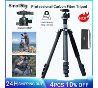 Trípode de fibra de carbono SmallRig con columna central AP-20 para Sony DSLR carga 12 kg con 360 ° Cabeza de bola panorámica de liberación rápida 4059 tripod 4059