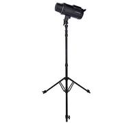 Trípode de lámpara Rollei Profi 200cm - Trípode de lámpara de Aluminio para Flashes de Estudio - Ideal para Usar en el Estudio o al Aire Libre - 75cm a 200cm