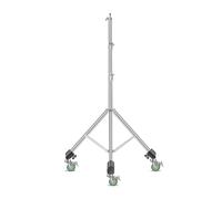 Trípode De Luz Portátil Y Plegable De Acero Inoxidable SH De 280 Cm, Color Plateado, Resistente, For Estudio Fotográfico, Softbox(Tripod with Wheel)