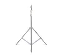 Trípode De Luz Portátil Y Plegable De Acero Inoxidable SH De 280 Cm, Color Plateado, Resistente, For Estudio Fotográfico, Softbox(Tripod)