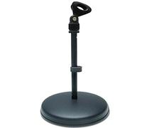 Trípode de mesa para micrófono de Keepdrum MS032, micrófono de mesa 3/8" 5/8" + Pinza de micrófono universal