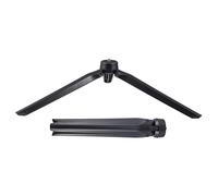 Trípode de Mesa Plegable de ABS y Goma, Negro, 2 Piezas, 1/4 Pulg | Trípodes para Cámaras, Diseño Antideslizante, Estabilizador de Escritorio para Transmisión y Soporte de Proyector